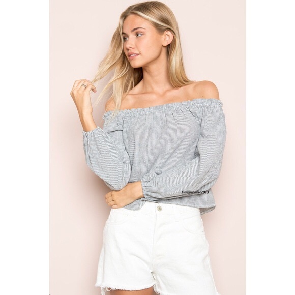 off the shoulder top - Picture 3 of 3